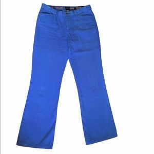 Wide Leg High Waist Notched Back Sailor Pant Jeans